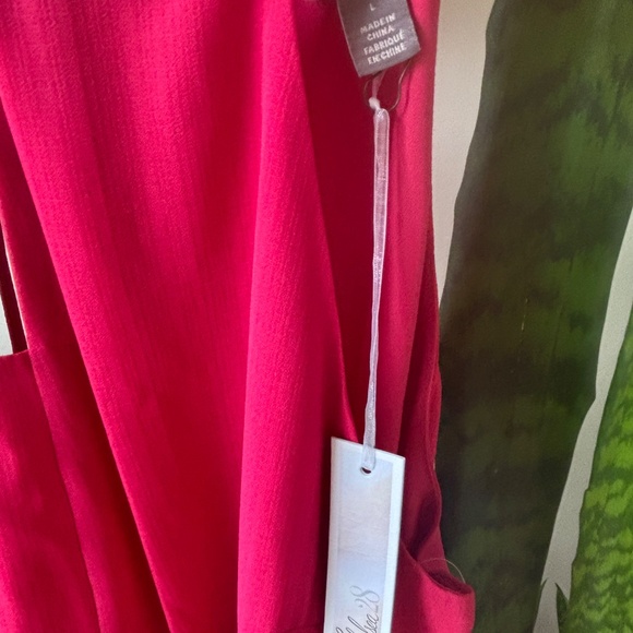 Nordstrom Chelsea 28 Pink Raspberry Tiered Dress - Picture 6 of 7